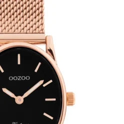 Oozoo Damen Armbanduhr Vintage Series Analog Metall Mesh rosegold UOC20260