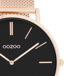 Oozoo Damen Armbanduhr Vintage Series C9924A Analog Edelstahl roségold UOC9924A