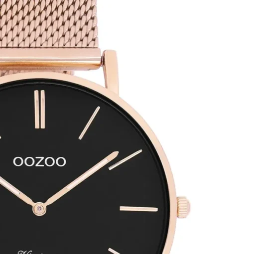 Oozoo Damen Armbanduhr Vintage Series C9926A Analog Edelstahl roségold UOC9926A