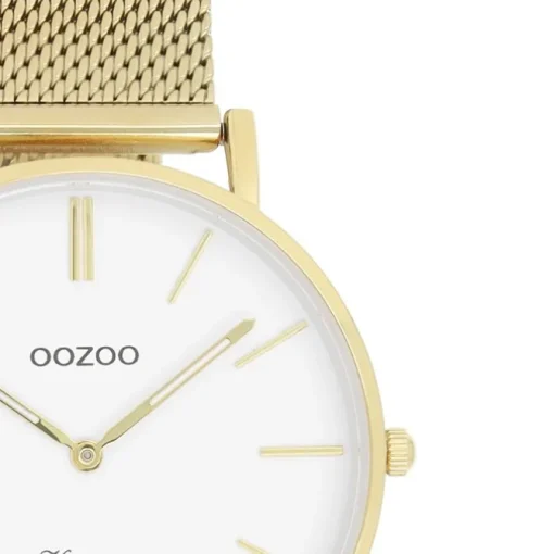 Oozoo Damen Armbanduhr Vintage Series Edelstahl gold UOC9910A