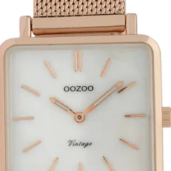 Oozoo Damen Armbanduhr Vintage Series Analog Metall rosegold UOC9846A