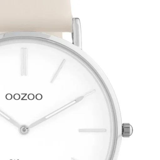 Oozoo Damen Armbanduhr Vintage Series Analog Leder beige UOC20250