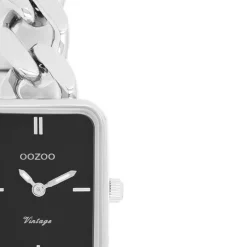 Oozoo Damen Armbanduhr Vintage Series Analog Metall silber UOC20361
