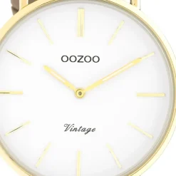 Oozoo Damen Armbanduhr Vintage C20220 Analog Leder braun UOC20220