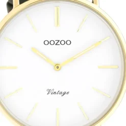 Oozoo Damen Armbanduhr Vintage C20226 Analog Leder olivgrün UOC20226