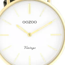 Oozoo Damen Armbanduhr Vintage C20227 Analog Leder olivgrün UOC20227