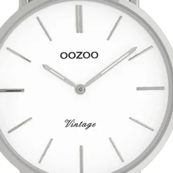Oozoo Damen Armbanduhr Vintage Series C9902A Analog Edelstahl silber UOC9902A