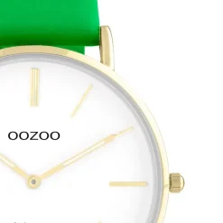 Oozoo Damen Armbanduhr Vintage Series C20308 Analog Leder grün UOC20308