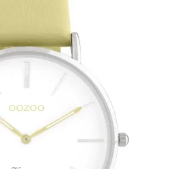 Oozoo Damen Armbanduhr Vintage Series Analog Leder grün UOC20282