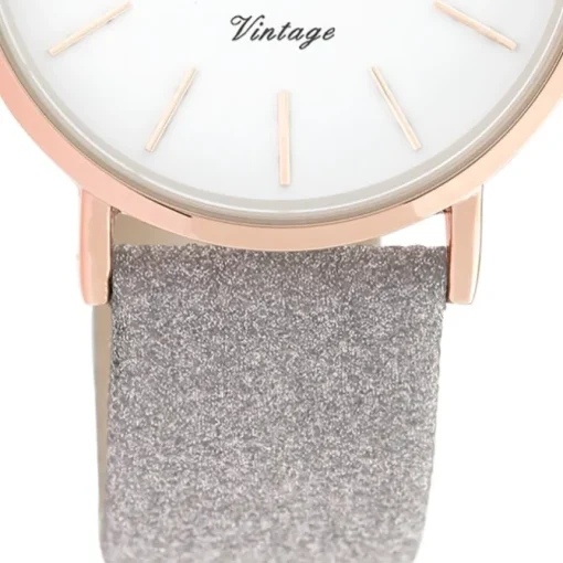 Oozoo Damen Armbanduhr Vintage C20158 Analog Leder braun UOC20158