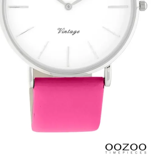 Oozoo Damen Armbanduhr Vintage Series C20304 Analog Leder pink UOC20304