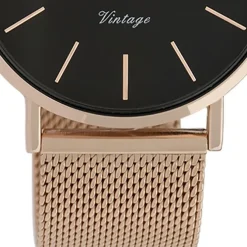 Oozoo Damen Armbanduhr Vintage Series C9925A Analog Edelstahl roségold UOC9925A