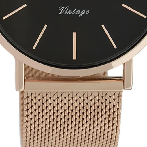 Oozoo Damen Armbanduhr Vintage Series C9925A Analog Edelstahl roségold UOC9925A
