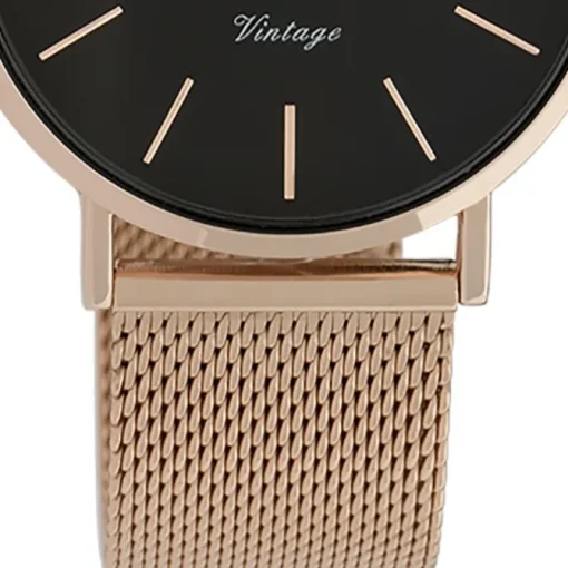 Oozoo Damen Armbanduhr Vintage Series C9926A Analog Edelstahl roségold UOC9926A