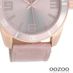 Oozoo Damen Armbanduhr Vintage Series Analog Leder rose UOC5742A