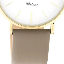 Oozoo Damen Armbanduhr Vintage C20221 Analog Leder braun UOC20221