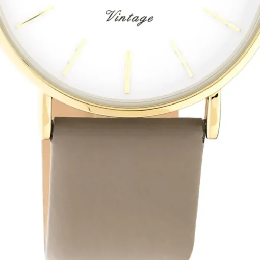 Oozoo Damen Armbanduhr Vintage C20221 Analog Leder braun UOC20221