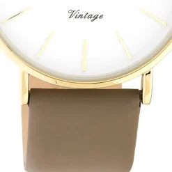 Oozoo Damen Armbanduhr Vintage C20222 Analog Leder braun UOC20222