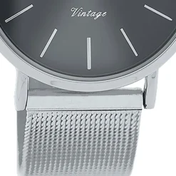 Oozoo Damen Armbanduhr Vintage Series C9938A Analog Edelstahl silber UOC9938A