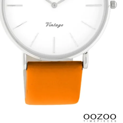 Oozoo Damen Armbanduhr Vintage Series C20302 Analog Leder orange UOC20302