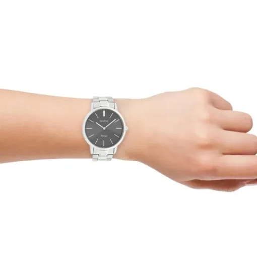 Oozoo Damen Armbanduhr Vintage Series Analog Metall silber UOC20021