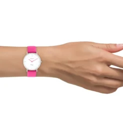 Oozoo Damen Armbanduhr Vintage Series Analog Leder pink UOC20285