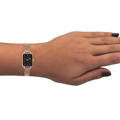 Oozoo Damen Armbanduhr Vintage Series Analog Metall Mesh rosegold UOC20270