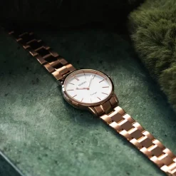 Oozoo Damen Armbanduhr Vintage Series Analog Metall rosegold UOC20036