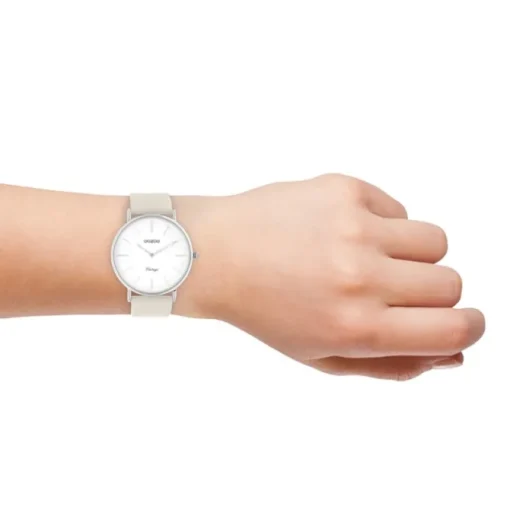 Oozoo Damen Armbanduhr Vintage Series Analog Leder beige UOC20250