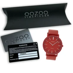 Oozoo Damen Armbanduhr Vintage Series Analog Metall rot UOC9879A