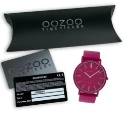 Oozoo Damen Armbanduhr Vintage Series Analog Metall pink UOC9882A