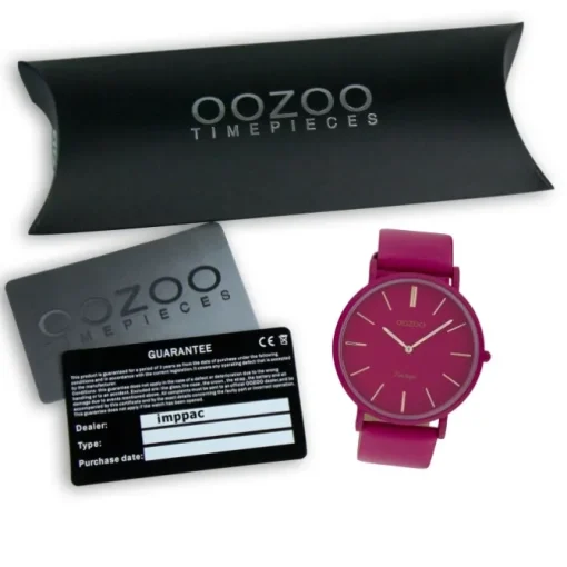 Oozoo Damen Armbanduhr Vintage Series Analog Metall pink UOC9882A