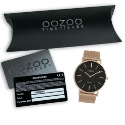 Oozoo Damen Armbanduhr Vintage Series C9924A Analog Edelstahl roségold UOC9924A