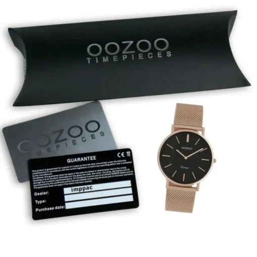 Oozoo Damen Armbanduhr Vintage Series C9926A Analog Edelstahl roségold UOC9926A