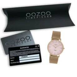 Oozoo Damen Armbanduhr Vintage Series Analog Metall rosegold UOC20067