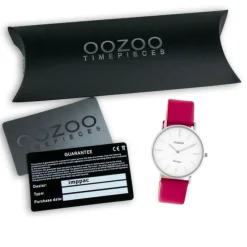 Oozoo Damen Armbanduhr Vintage C20213 Analog Leder rosa UOC20213