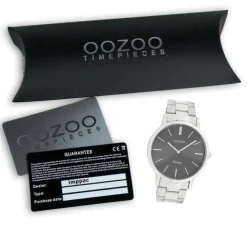 Oozoo Damen Armbanduhr Vintage Series Analog Metall silber UOC20021