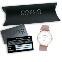 Oozoo Damen Armbanduhr Vintage C20150 Analog Leder rosa UOC20150
