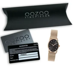 Oozoo Damen Armbanduhr Vintage Series C10968 Analog Metall Mesh rosé UOC10968