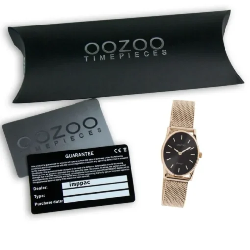 Oozoo Damen Armbanduhr Vintage Series C10968 Analog Metall Mesh rosé UOC10968