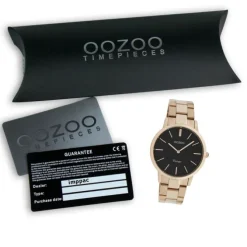 Oozoo Damen Armbanduhr Vintage Series Analog Metall rosegold UOC20037