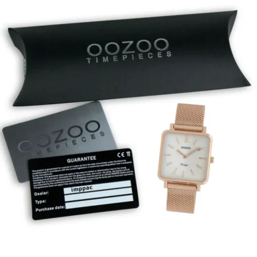 Oozoo Damen Armbanduhr Vintage Series Analog Metall rosegold UOC9846A