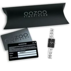 Oozoo Damen Armbanduhr Vintage Series Analog Metall silber UOC20361