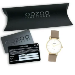 Oozoo Damen Armbanduhr Vintage C20221 Analog Leder braun UOC20221