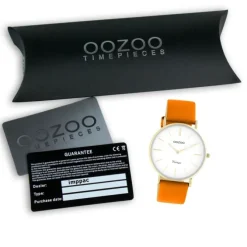 Oozoo Damen Armbanduhr Vintage Series C20307 Analog Leder orange UOC20307