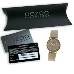 Oozoo Damen Armbanduhr Vintage Series Analog Leder braun UOC20184