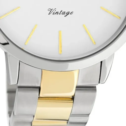 Oozoo Damen Herren Armbanduhr Ultra Slim C20101 Edelstahl silber gold UOC20101