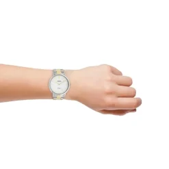 Oozoo Damen Herren Armbanduhr Ultra Slim C20101 Edelstahl silber gold UOC20101