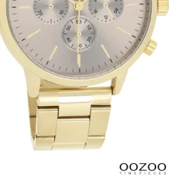 Oozoo Herren Armbanduhr OOZOO Timepieces Analog Edelstahl gold UOC11408