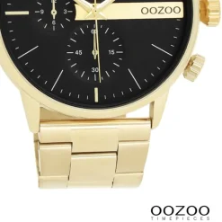 Oozoo Herren Armbanduhr OOZOO Timepieces Analog Edelstahl gold UOC11411